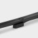 Spoon for shoes with a magnetic holder, 61.5x4.1x2 cm, plastic, black color