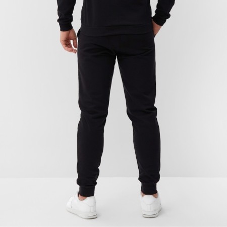Men's pants with pockets, black color, size 48-3