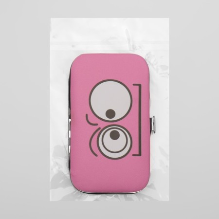 Set of manicure "emoticons", 6 items, in a case, color mix-6