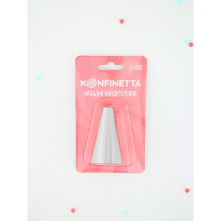 Konfinett confectionery nozzle "Circle", d = 3 cm, output 1 cm, stainless steel-4