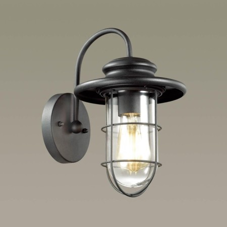 Street lamp IP44 HELM, 1x60W, E27, IP44, black color-3
