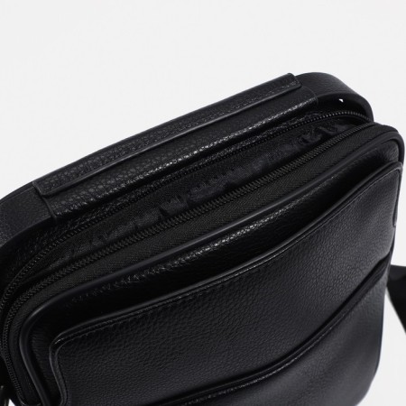 Male bag, black color-5