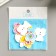 A set of buttons of decorative wood "Bear" (set of 8 pcs) 3x4 cm