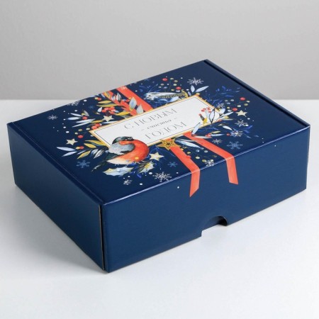 Folding box "Heat", 30.7 x 22 x 9.5 cm, New Year-1