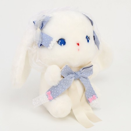Soft toy "Bunny" with bows, 23 cm-1
