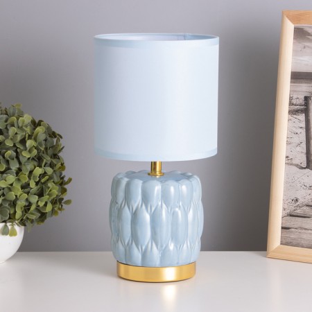 Benite table "Benita" 1x40W E14 blue 15x15x30cm
