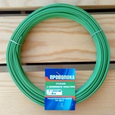 Knitting wire with polymer coating (plastic) t/o, 1.6/3.0 mm × 25 m