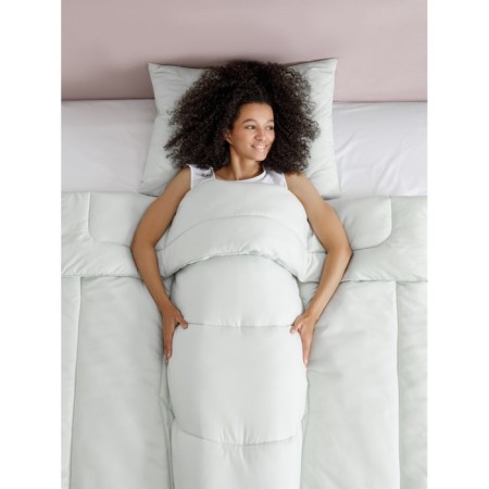 Bodyline blanket, size 140x205 cm, green color-15