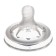 Nipple for a bottle, +3 months, Natural, wide throat 50mm., Physiological No. 2