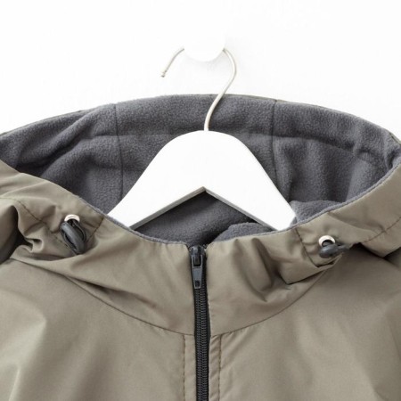 Vetrovka nursery, khaki color, height 110-116 cm-4
