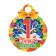 Medal "September 1. Knowledge Day!" glitter, wood, 11x9.0 cm