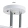Svetogor chandelier "Structure" 3x60W E27 white 51x51x29cm