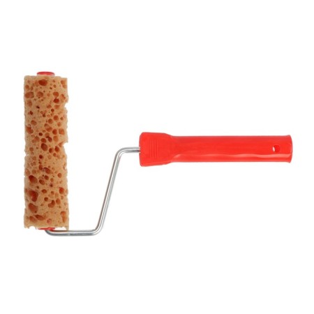 Lom roller, "cheese", foam rubber, 150 mm, handle d = 6 mm, d = 40 mm-1