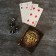 Gift set “He who can do everything”: cards, dominoes, piles 2 pcs x 30 ml, playing bones 4 pcs