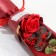 Bouquet of soap petals "Rose and eucalyptus" red 7.5x11x34.5 cm
