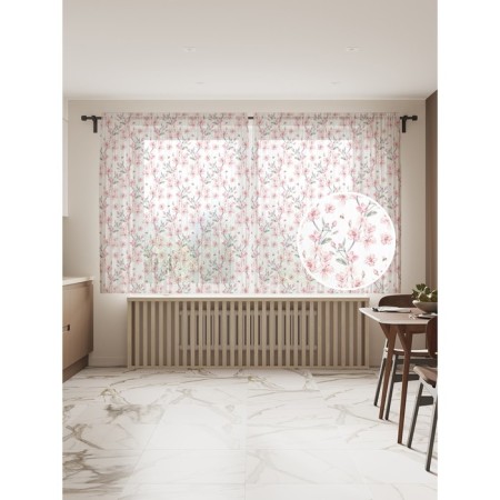 Photo "Pink Flowers", size 145x180 cm, 2 pcs