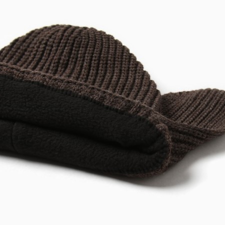 Minaku earflap, rr 56-58, coffee color-3