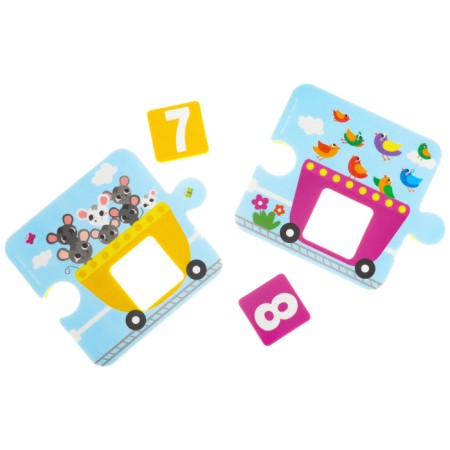 Soft puzzle for kids "score and color", 20 parts, crumb I-6
