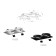 Building lamp built -in Ambrella Diy System Elements C6525 for nozzles D60 mm, GU5.3, color white sand