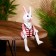 Souvenir "Bunny" hanging paws, wood 25 cm