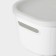 Storage container with lid LADOM "E LEC", 17.8 × 12.7 × 8.4 cm, white color