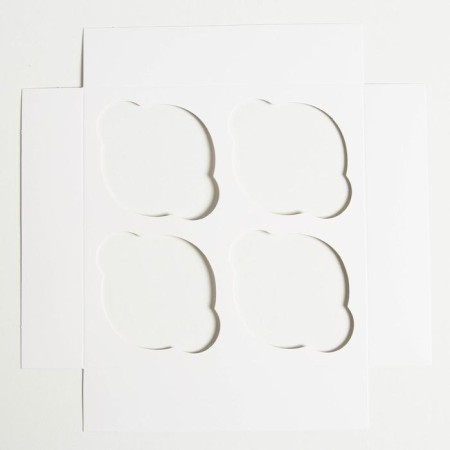 Capcake box, confectionery packaging, 4 cells “You” 16 x 16 x 10 cm-5