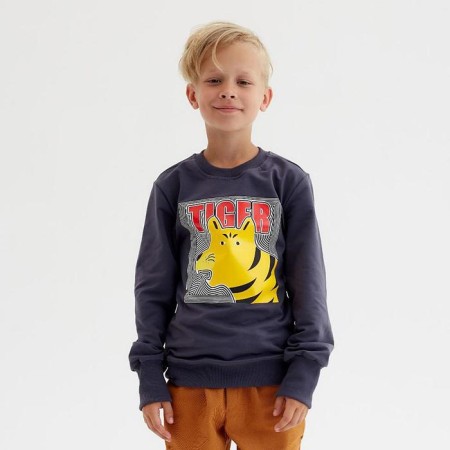 Svitshot for the boy Minaku: Casual Collection Kids Graphite color, height 98