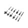 Verto 60h010 drills, wood, set 12 pcs., Saar 8 mm