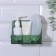 Organizer for storage "Green", hinged, 1 section, with an adhesive base, 11.8 × 7.8 × 9 cm, translucent/green color