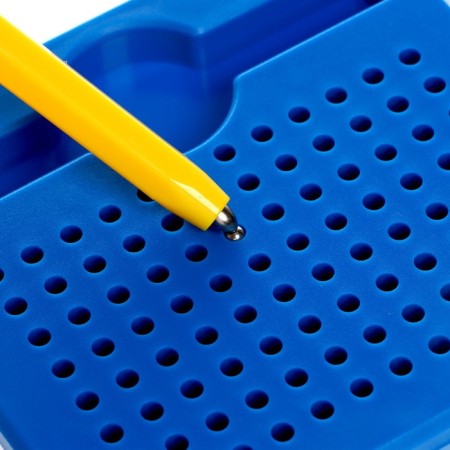 Magnetic tablet for drawing, 96 holes, blue-2