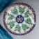 Largan Rishtan ceramics "Flowers", 32 cm, blue, deep