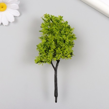 Artificial plant for creativity plastic "Platan" 12 cm