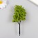 Artificial plant for creativity plastic "Platan" 12 cm