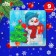 New Year's wooden puzzle "New Year! Snowman "