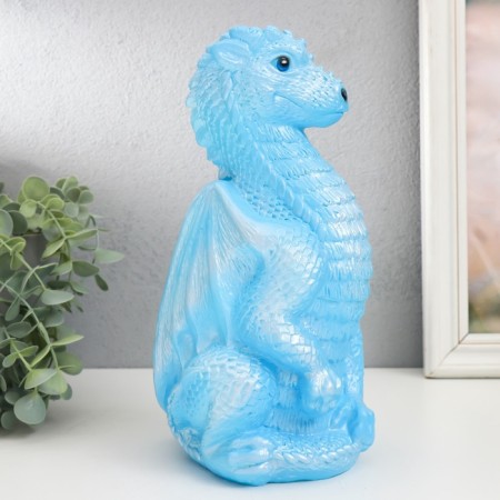 Figure "Dragon" 25.5x12x13 cm, blue-1