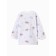 Children's blouse "dream", milk/blue color, height 80 cm
