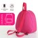 Baby backpack on lightning, pink color