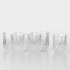 Longchamp glasses set, 230 ml, crystal glass, 6 pcs