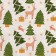 Paper packing glossy bilateral "New Year's forest", 70 x 100 cm, New Year