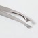 Pinzet "Premium" beveled, wide, 8.5 × 0.8 cm, on the blister, silver color