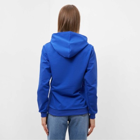 Feminine sweatshirt, color bright blue, size 48-3