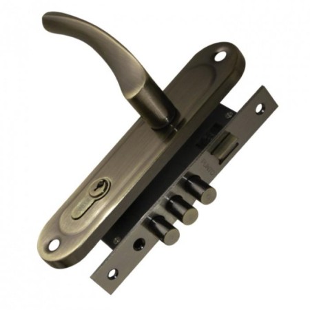 Soldering cylinder castle, with a latch, with a Kit P15 4061/3 handle, 5 cl., Bronze color