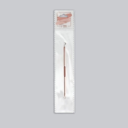 The needle of cosmetic, bilateral, with a loop, 12 cm, golden/silver color-3