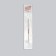 The needle of cosmetic, bilateral, with a loop, 12 cm, golden/silver color