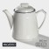 The porcelain teapot Magistro "sea breeze", 850 ml, white color