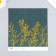 Scrapbooking paper gold "plant" density 180 g 15.5x17 cm