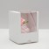 Packaging for one cupcake with a window, white, 12.5 x 9.5 x 9.5 cm