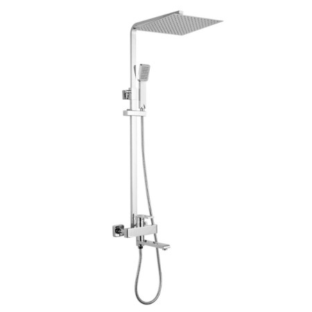 The shower system Fashun A2415, lever, pour 213 mm, tropical shower, chrome