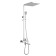 The shower system Fashun A2415, lever, pour 213 mm, tropical shower, chrome