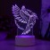 Light "Bird" Led RGB from the network 13.5x9.5x16.9 cm Risalux